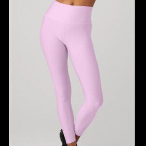 ALO 7/8 High-Waist Airlift Leggings in Sugarplum Pink XS